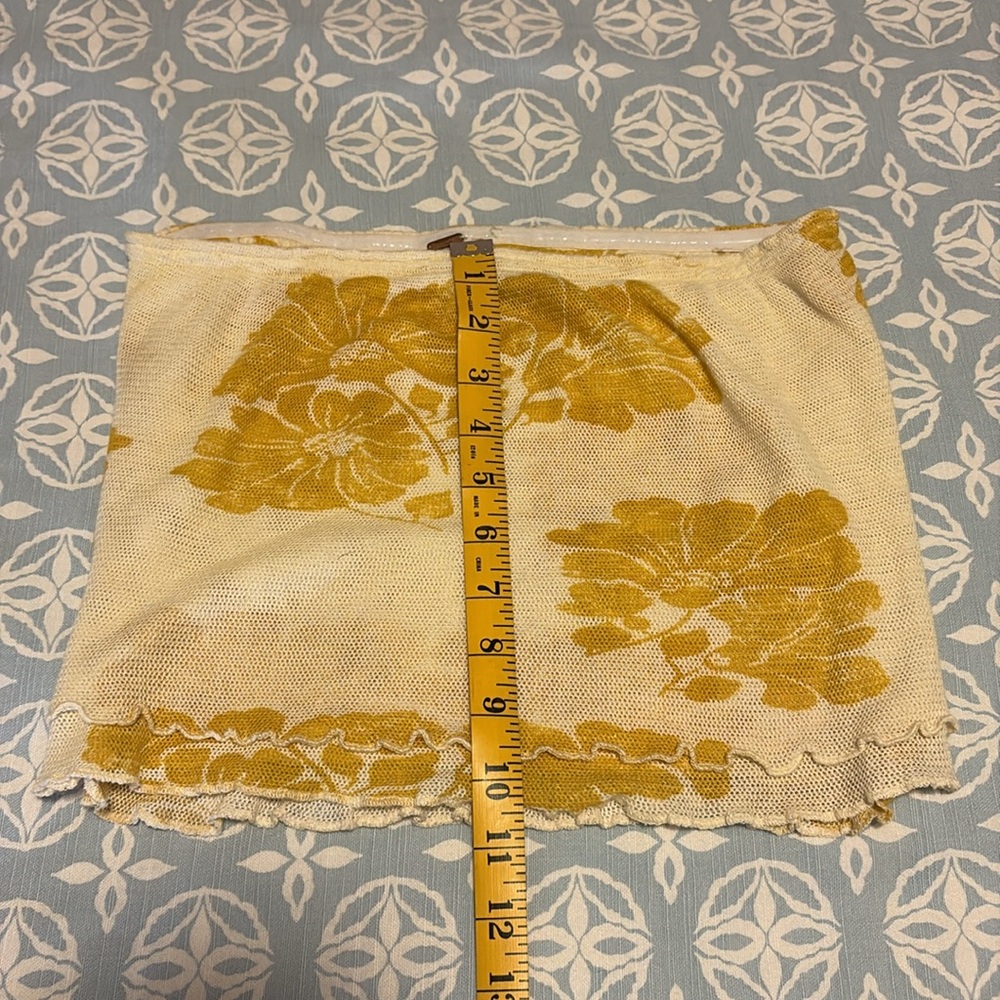 Free People yellow poppy tube top - Picture 9 of 10